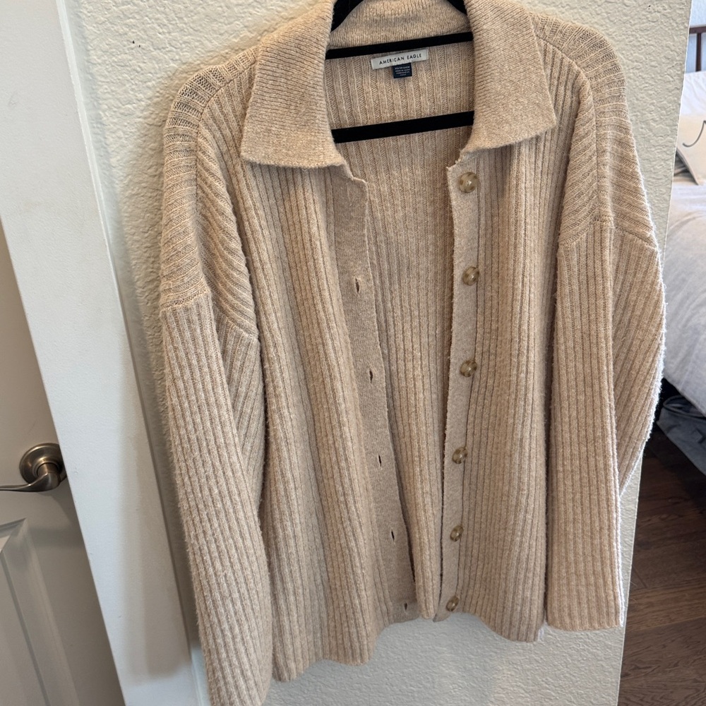 American Eagle Collared Cardigan - image 3